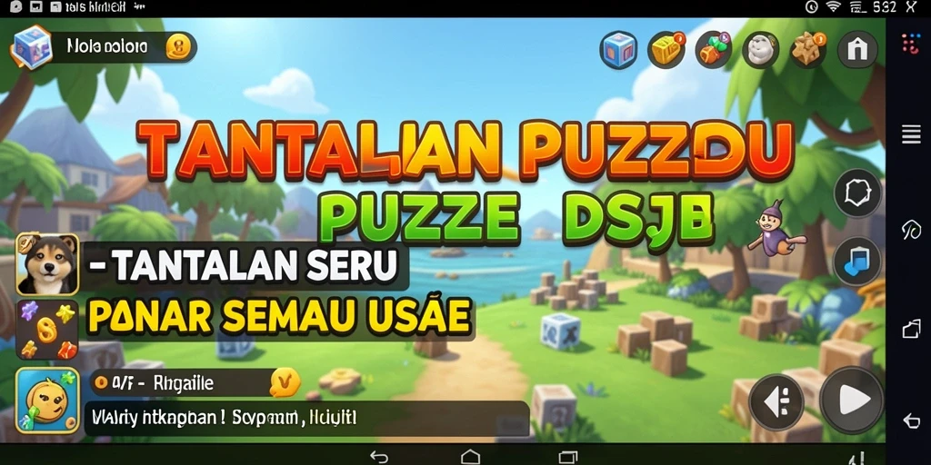 Tampilan gameplay Puzzle yang mengasyikkan dan menantang di 47F.