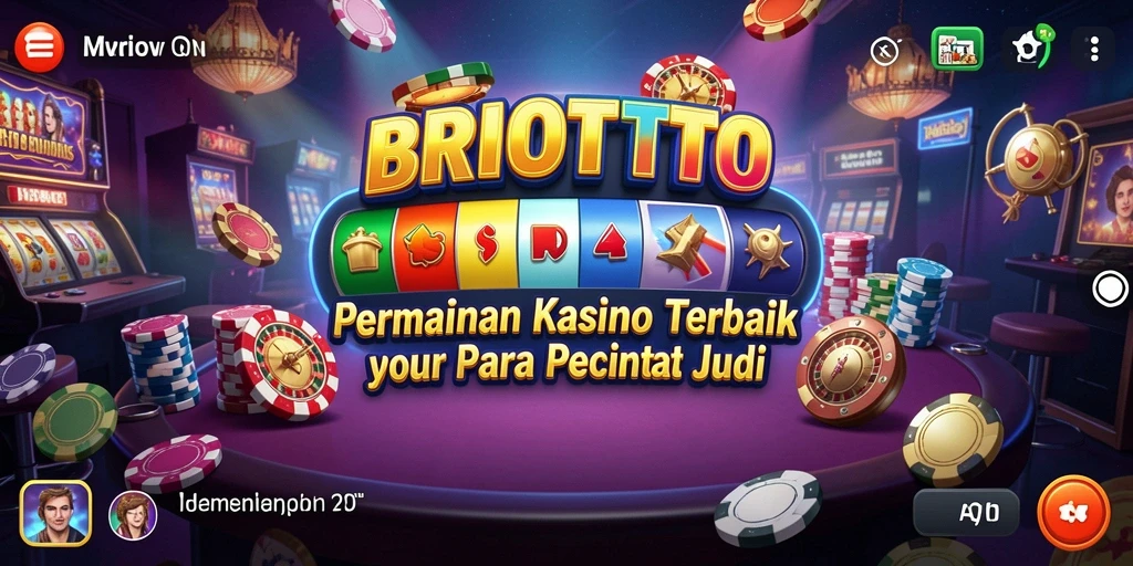 Tampilan menarik dari gameplay BRIOTOTO yang menampilkan pengalaman Kasino.