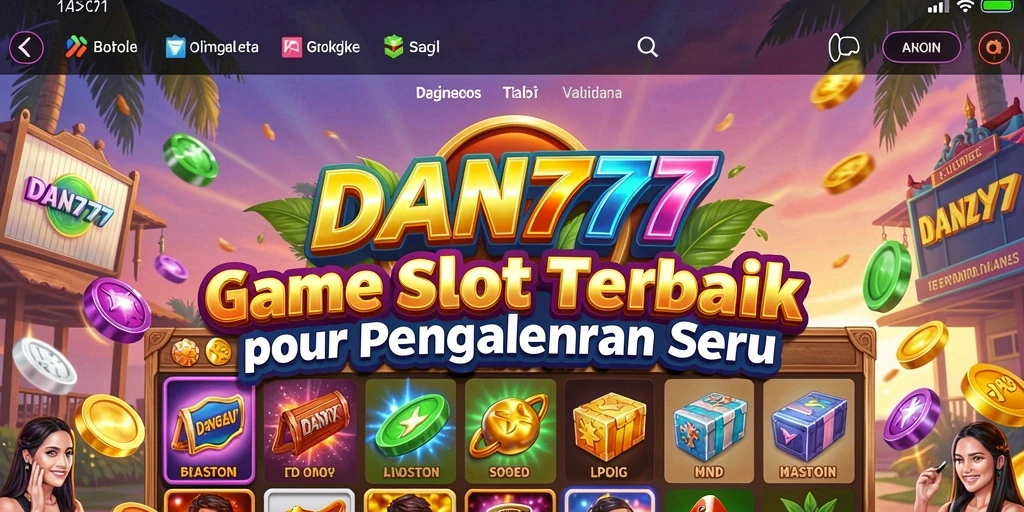 Gameplay seru dan mengasyikkan di DAN777 slot.