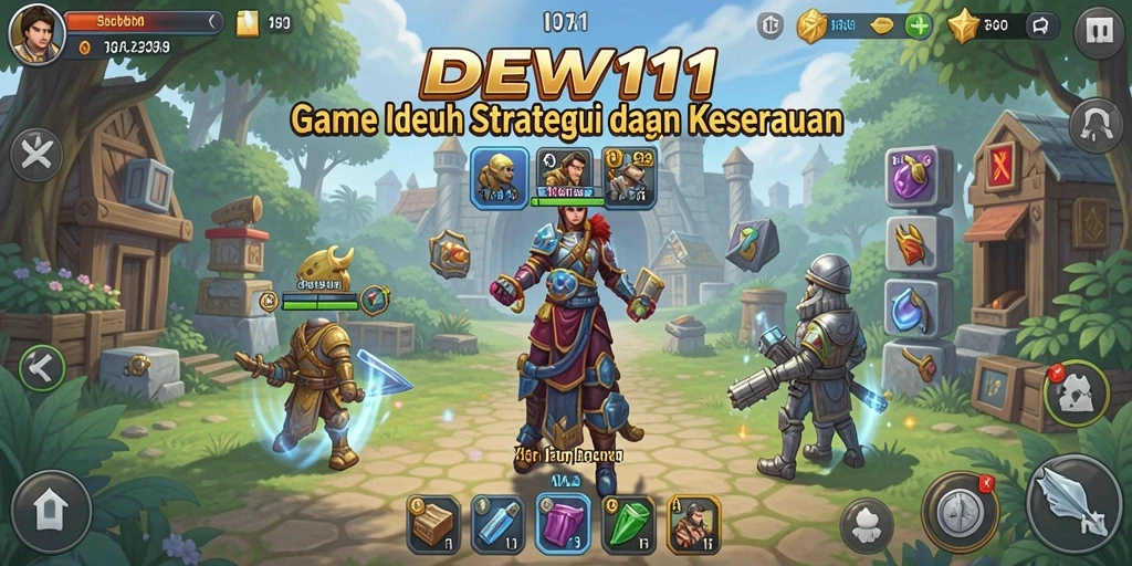 Screenshot DEWI11 menunjukkan gameplay mudah dan menarik dari game Idle.