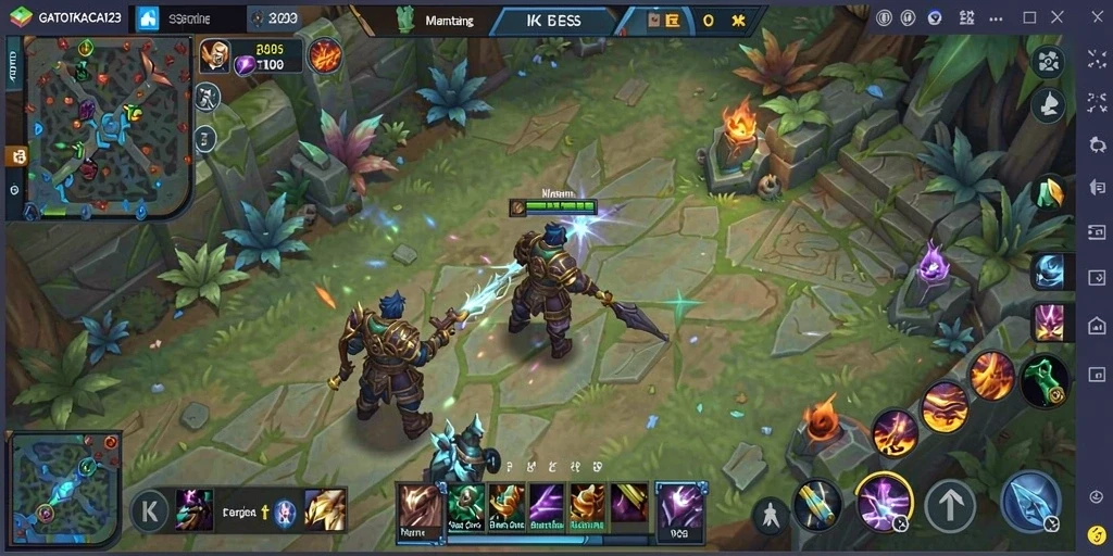 Tampilan gameplay GATOTKACA123 yang seru dan mendebarkan.