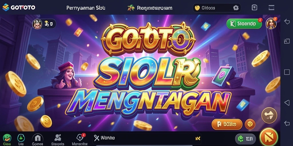 Screenshot utama GOTOTO menampilkan gameplay Slot yang menarik dan interaktif.