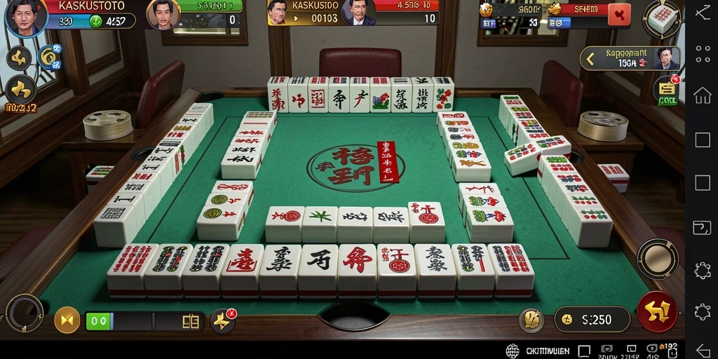 Gameplay seru dari KASKUSTOTO yang menampilkan tantangan Mahjong.