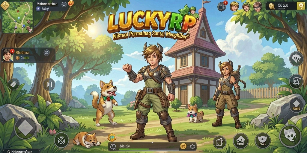 Tangkapan layar menarik dari permainan LUCKYRP yang penuh warna.