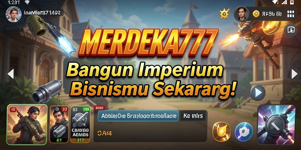 Tampilan menarik dari gameplay Tycoon MERDEKA777 di layar ponsel.