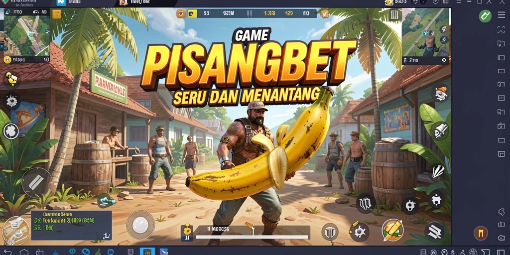Screenshot PISANGBET menampilkan aksi seru dalam Battle Royale.