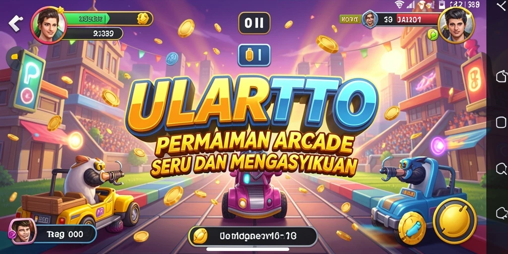 Gameplay ULARTOTO yang penuh warna dan seru.