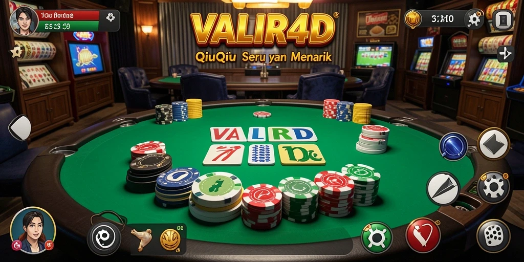 Tampilan gameplay QiuQiu yang memukau dan interaktif.